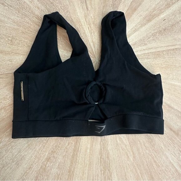 Gymshark x Whitney Simmons Black Sports Bra - Size Small - Picture 2 of 2